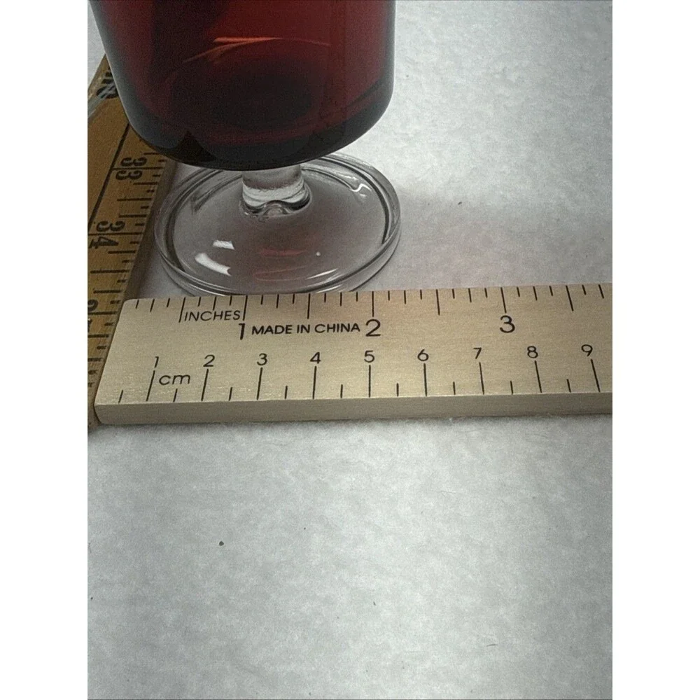 Luminarc France Ruby Red Cordial Liqueur Glass 4